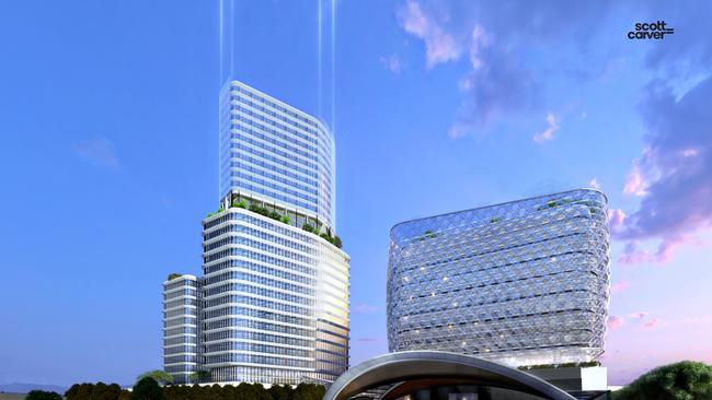 Landcom released its planning proposal for a 25-storey hotel and commercial precinct at the Norwest Metro station site.