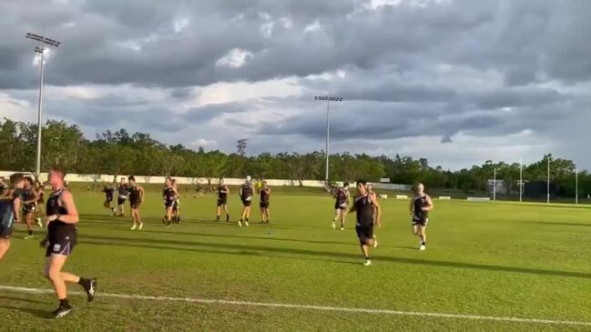 Gary Ablett Jr's first training for Palmerston Magpies