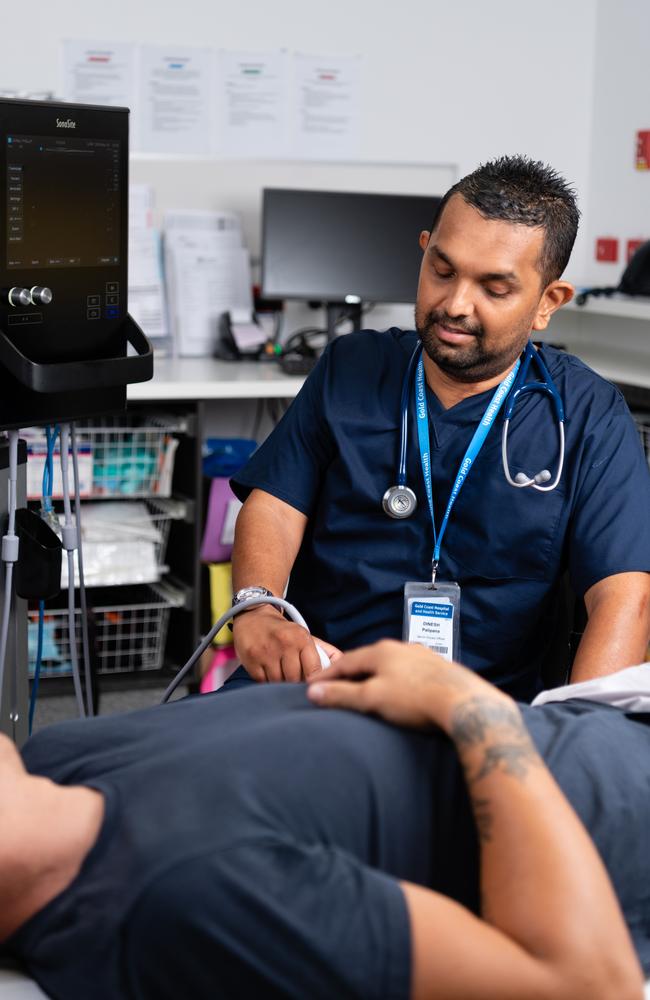 Dr Dinesh Palipana, who has quadriplegia from a 2010 car accident, works in the emergency department of the Gold Coast University Hospital.