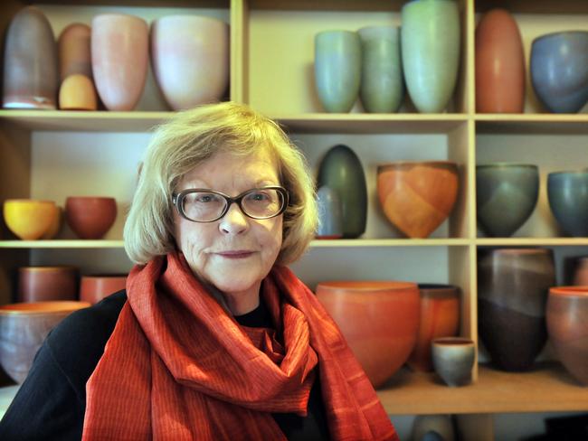 Drysdale uses ceramic and inspiration from landscapes, including Australian desert landscapes, in her work. Photo: Stewart Allen