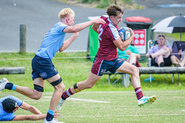 Billy Spicer. Action from the Queensland Reds and New South Wales Waratahs Under-15s bout. Picture credit: QRU Media.