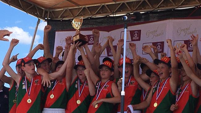 Sandgate Hawks claim the under 12 title.