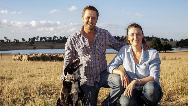 Jock and Olivia Nivison of Yalgoo Genetics.