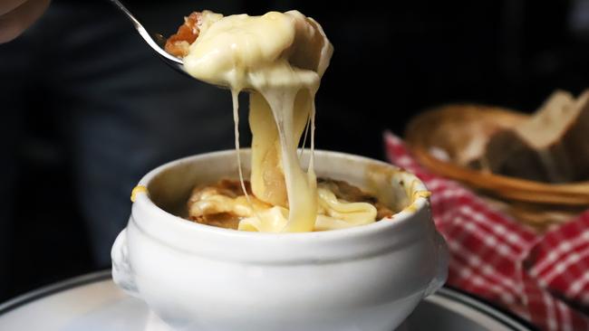 French onion soup. Picture: Jenifer Jagielski