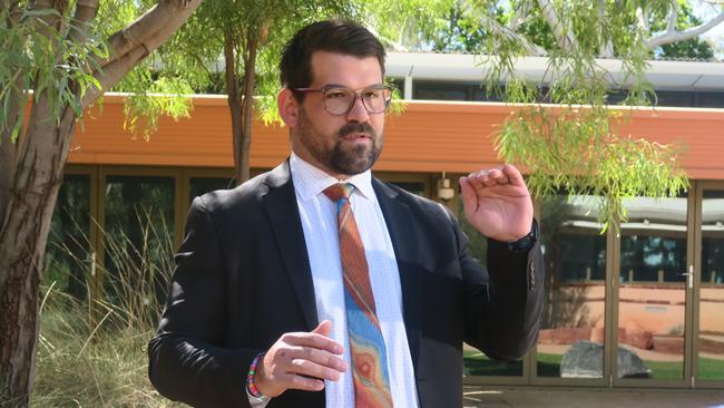 Alice Springs mayor Matt Paterson says the 12-month continuation of alcohol restrictions was done without community consultation. Picture: Laura Hooper