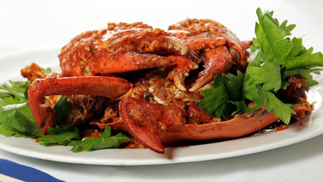 The famous chilli crab from Harry’s.