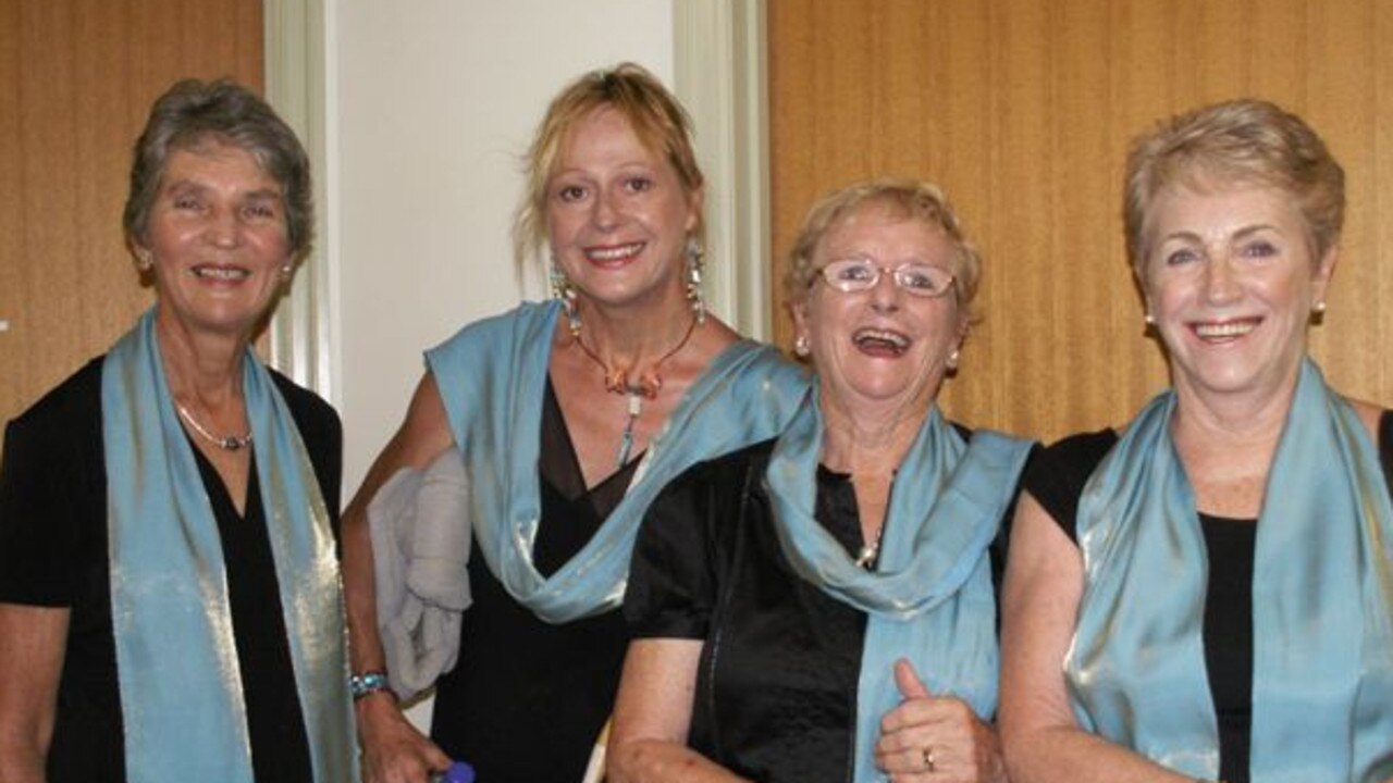 Patricia ‘Pat’ Marie Kelly singing for the Cool Harmonies choir group in Coolum.