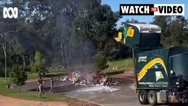 A Gladstone Council recycling truck (ABC)