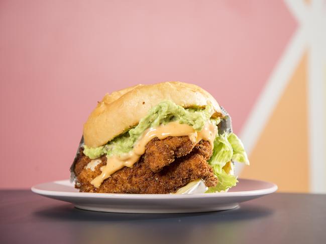 The Buttermilk Chicken burger is the most popular burger. Picture: Troy Snook