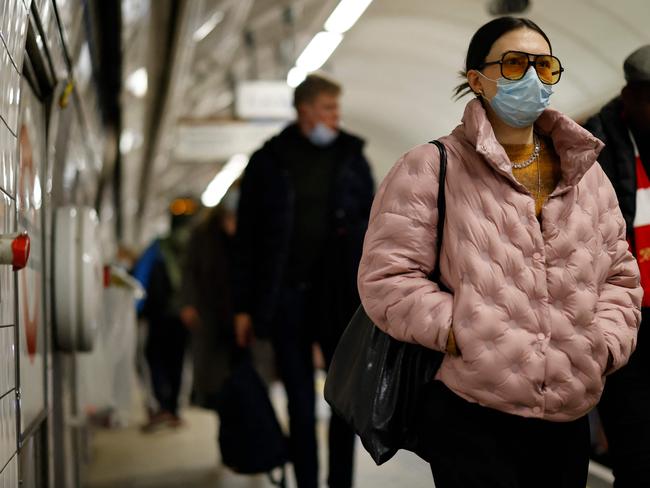 Boris Johnson has scrapped the wearing of mandatory face masks. Picture: AFP