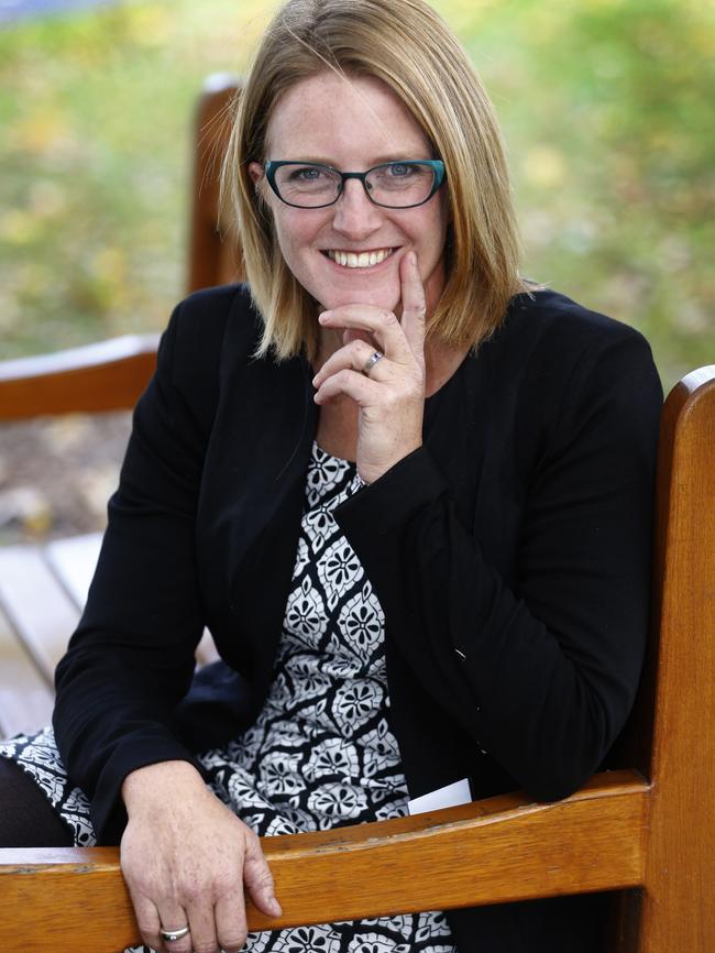 Tasmania's latest Rural Woman of the Year Rebecca Duffy, who manages Holm Oak vineyard in the Tamar Valley, says she was surprised to win considering the calibre of the finalists. Picture: KIM EISZELE