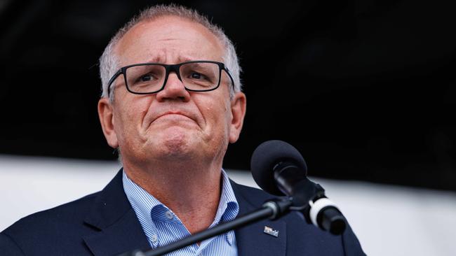 Scott Morrison sits in 12th position on the all-time PM list. Picture: David Swift