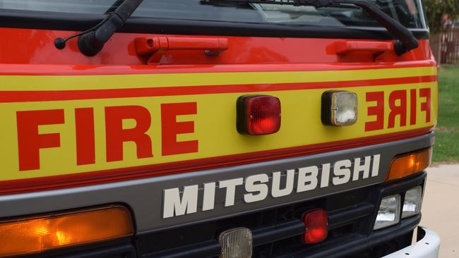 Crews headed to a garage fire on Gympie's southern side.