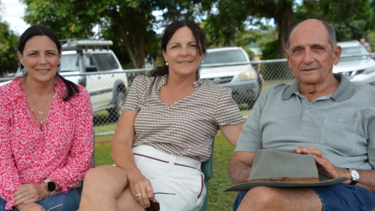 Daintree State School 2024 Centenary Celebration: Deb Walls, Nicola Davidson and Peter Ponzo. Picture: Bronwyn Farr