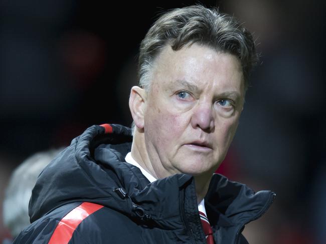 Manchester United's manager Louis van Gaal.