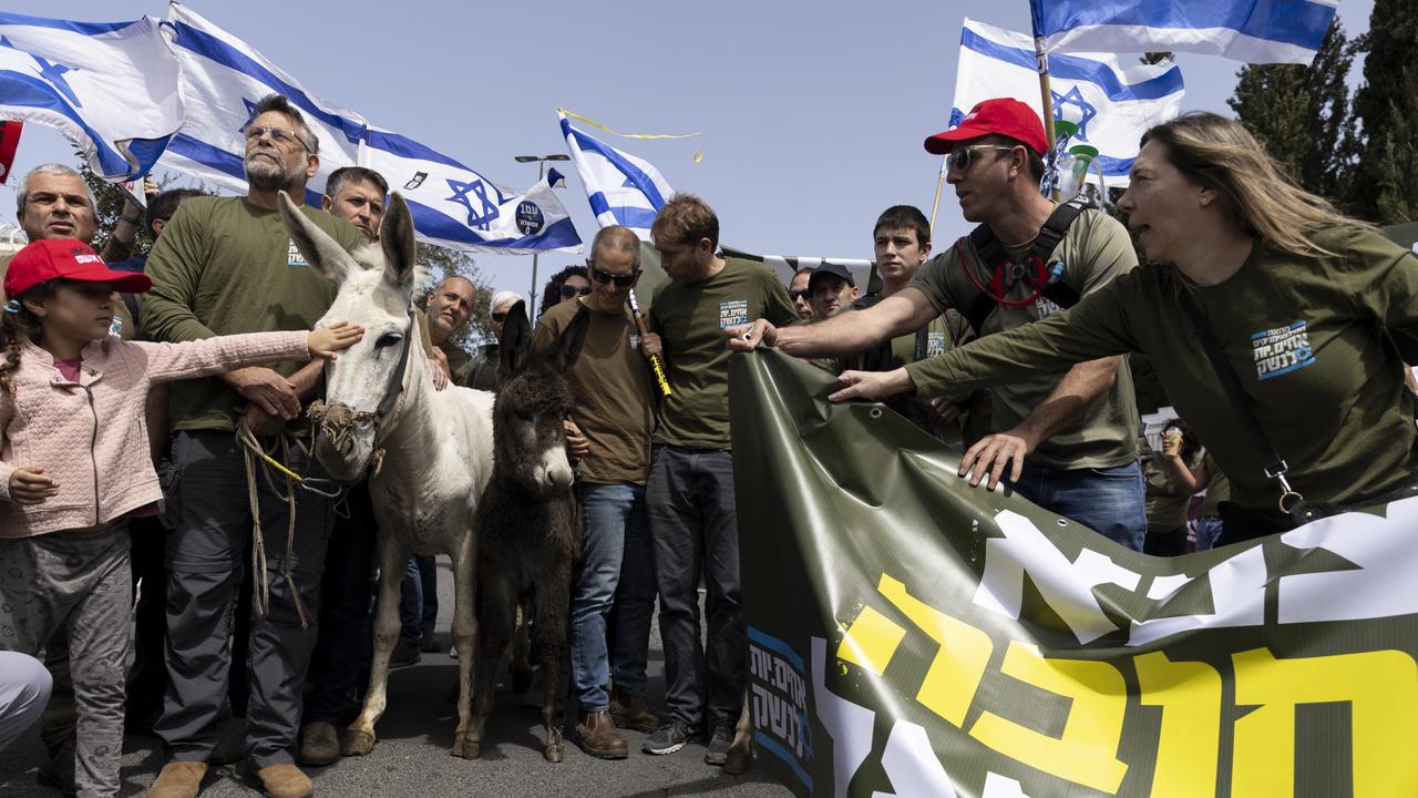 The ultra-Orthodox community now makes up 24 per cent of recruitment-aged Israelis and the majority of people believe they should not be exempt. Picture: Getty Images