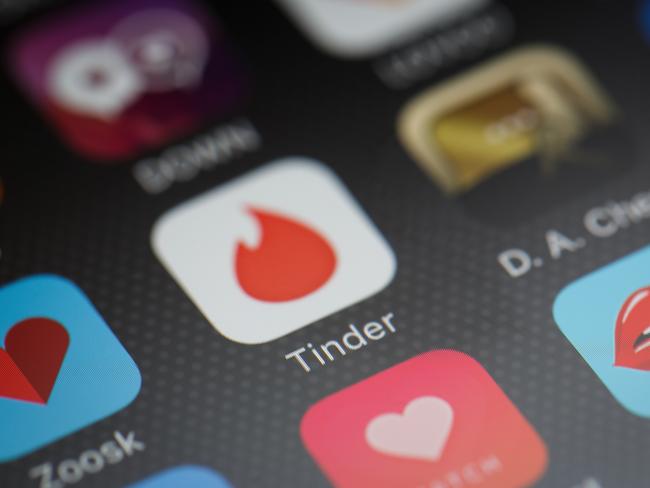 LONDON, ENGLAND - NOVEMBER 24:  The "Tinder" app logo is seen amongst other dating apps on a mobile phone screen on November 24, 2016 in London, England.  Following a number of deaths linked to the use of anonymous online dating apps, the police have warned users to be aware of the risks involved, following the growth in the scale of violence and sexual assaults linked to their use.  (Photo by Leon Neal/Getty Images)