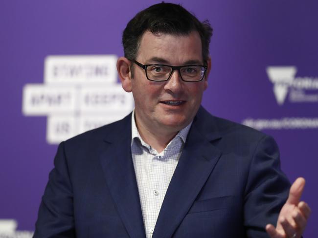 Victorian Premier Daniel Andrews eased restrictions yesterday. Picture: Darrian Traynor/Getty Images