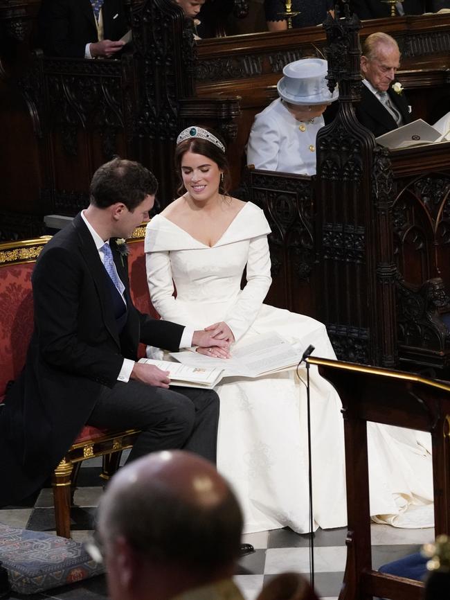 The newlyweds. Picture: AP