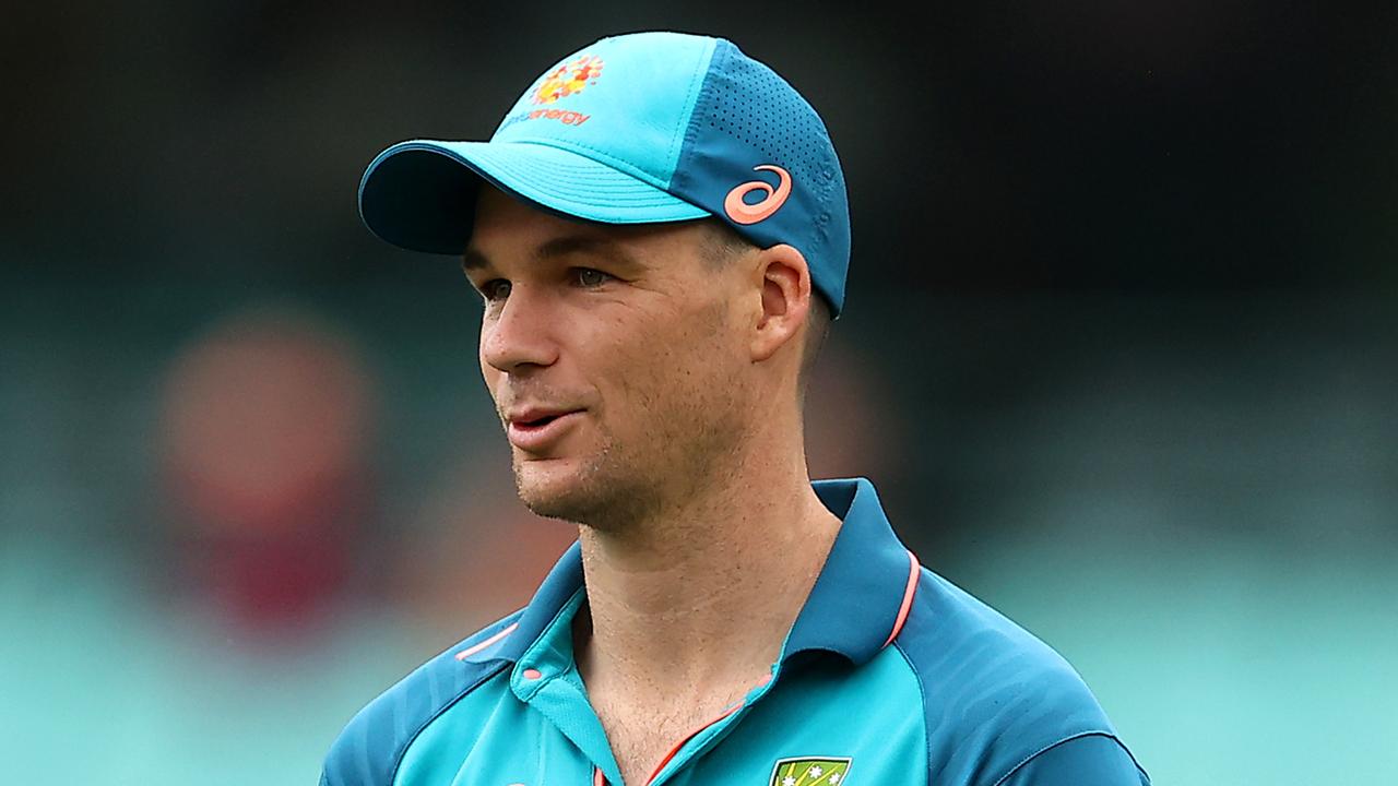 SYDNEY, AUSTRALIA - JANUARY 07: Peter Handscomb of Australia is seen during day four of the Third Test match in the series between Australia and South Africa at Sydney Cricket Ground on January 07, 2023 in Sydney, Australia. (Photo by Mark Kolbe/Getty Images)