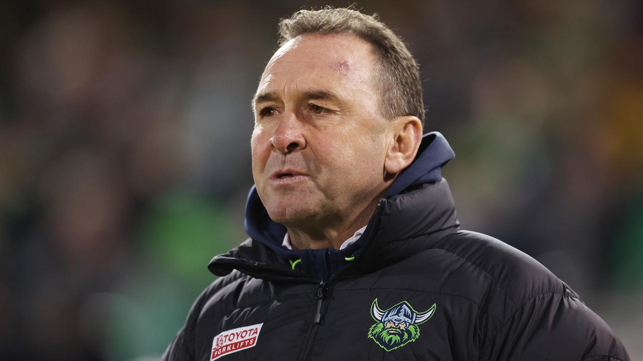 Raiders coach Ricky Stuart is keen for another crack at Origin. Picture: Mark Metcalfe/Getty Images