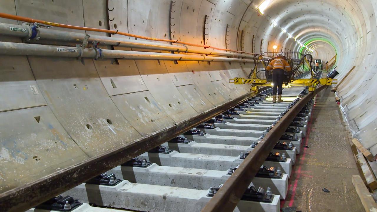Sydney Metro City trackwork complete in twin harbour tunnels, work starts on stations Daily