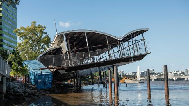 Drift restaurant at Milton before it was removed. Picture: Brad Fleet