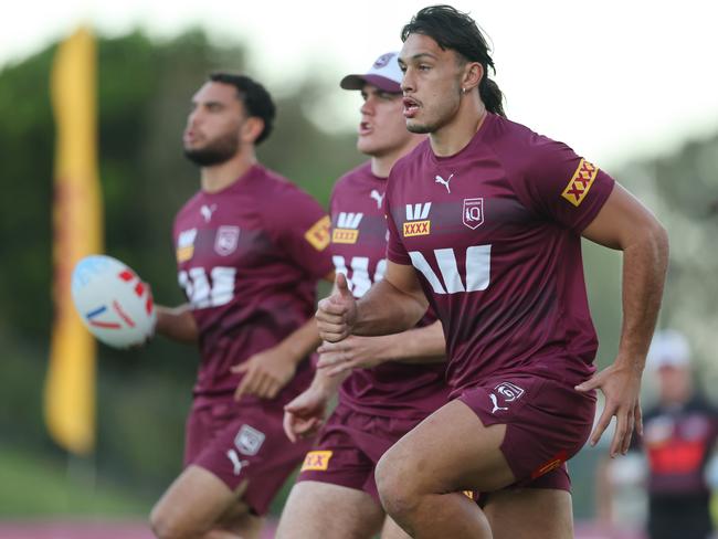 Paul ‘Fatty’ Vautin has says Tino Fa’asuamaleaui is the NRL’s best forward in the last 20 years and he can lead the Maroons to an upset victory. Picture Lachie Millard