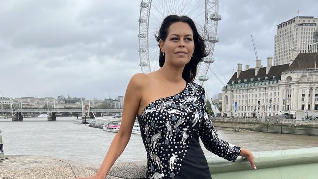 Australian model Shannon McGuire is strutting her stiff for the First Nations Fashion Show as part of London Fashion Week. Picture: Danielle Gusmaroli