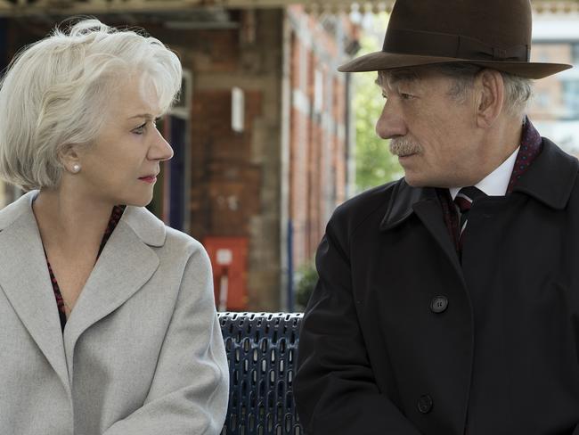 Helen Mirren and Ian McKellen in a scene from the movie The Good Liar. Supplied by Warner Bros.