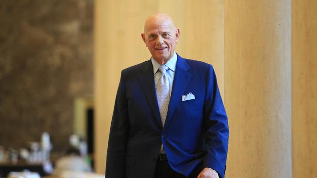 Myer’s largest shareholder Solomon Lew’s Premier Investments will be the biggest beneficiary of Myer’s 8c per share interim dividend. Picture: Aaron Francis