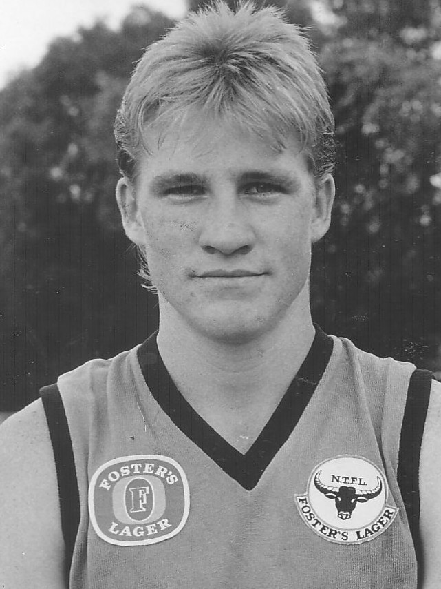 Nathan Buckley during his NTFL playing days in 1991.