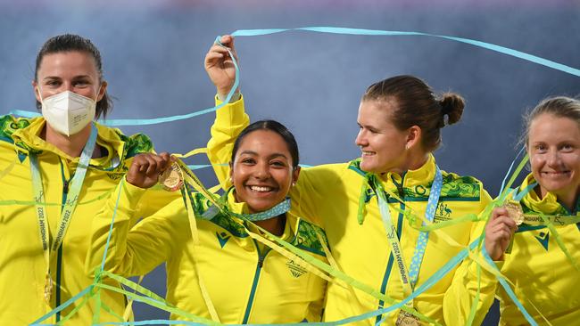 The Australian team will be in action for the first time since winning gold at the Commonwealth Games. Picture: Alex Davidson/Getty Images