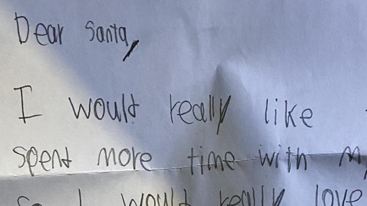 Dad Breaks Down In Tears After Reading Sons Letter To Santa The Courier Mail