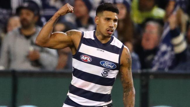 Tim Kelly in action for Geelong in 2018. Photo: Getty Images