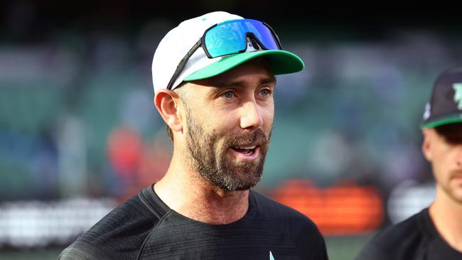 Melbourne Stars gun all-rounder Glenn Maxwell will play his first game of the BBL season on Friday night against the Adelaide Strikers. Picture: Morgan Hancock / Getty Images