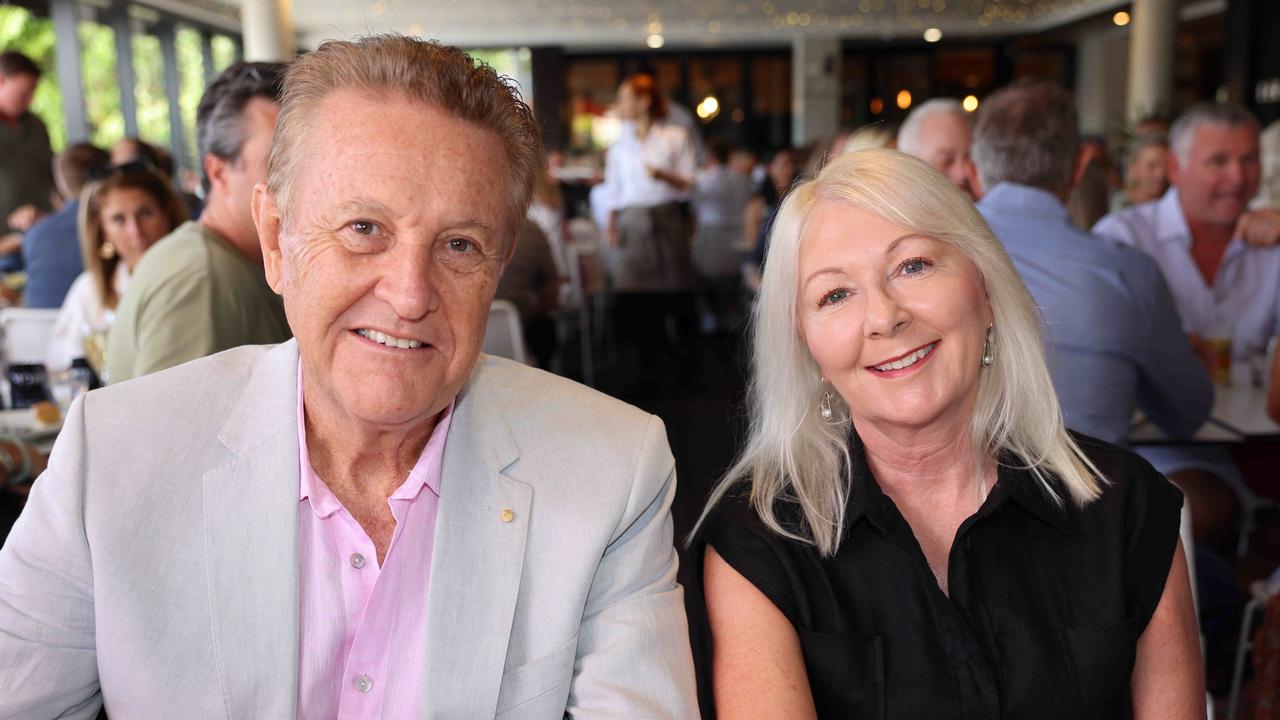 Andrew Bell and Janet Woodward at the M.O.B Academy Charity Lunch Edgewater Dinner and Lounge Capri on Via Roma for Gold Coast at Large. Picture, Portia Large.