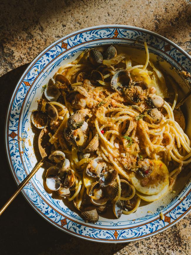 Deeply delicious pasta and clams.