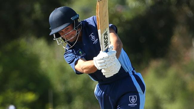 Jordan Kight in action for Aberfeldie. Picture: Hamish Blair