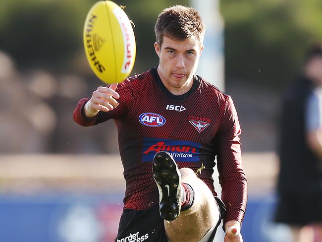 Essendon ball magnet Zach Merrett has bounced back notably. Picture: Getty Images