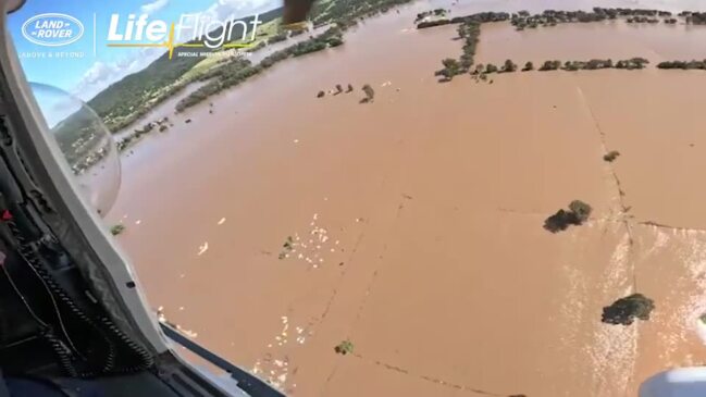 Flood horror as kids and pets rescues caught on camera