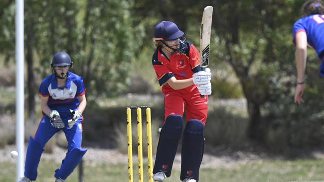 Georgie Leonard was once again strong with the bat. Picture: Martin Ollman