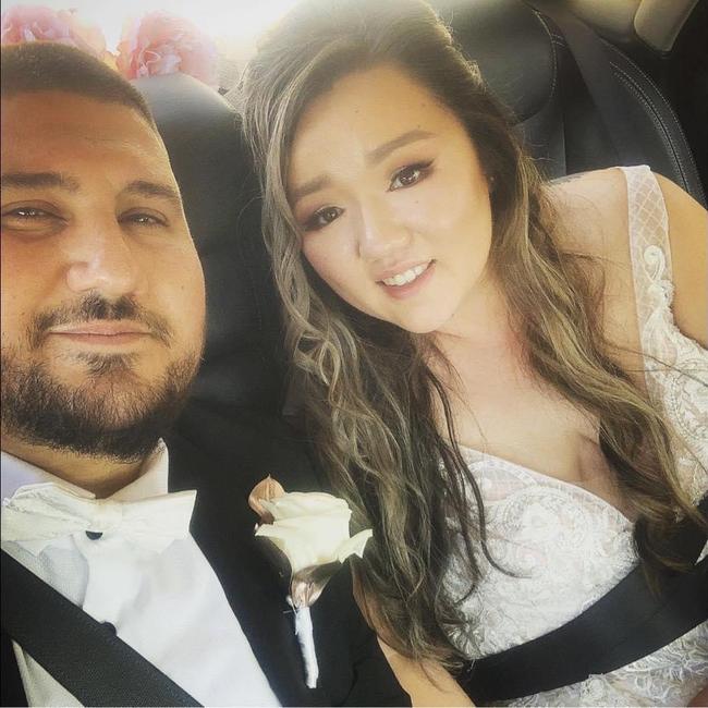 Julene Quan and Daniel happily married after matching on Tinder.