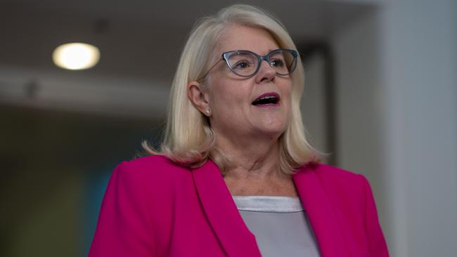 Former home affairs minister Karen Andrews alleged she endured sustained sexual harassment while working inside the House of Representatives. Picture: NCA NewsWire / Gary Ramage