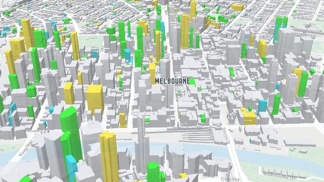 This modelling shows what Melbourne will look like if all planned projects get off the ground.