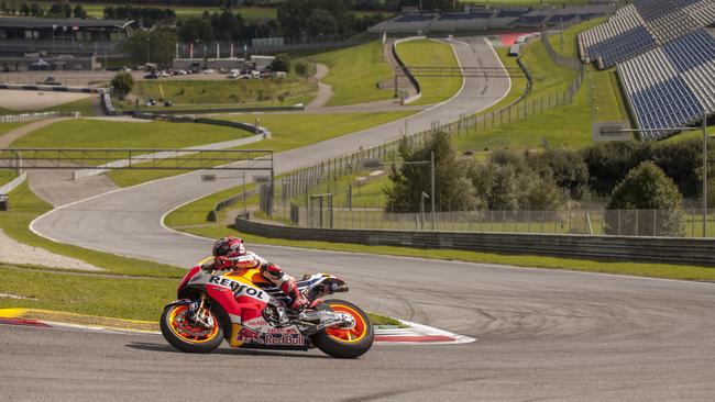 Casey Stoner is concerned about the run off areas at the Red Bull Ring. Pic: Red Bull Content Pool.