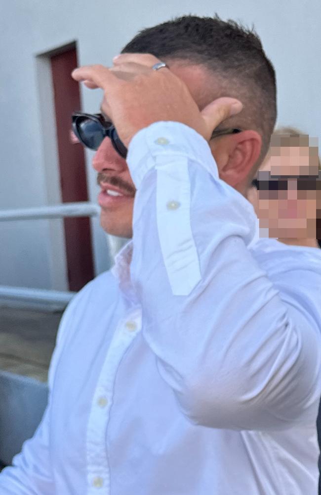 Broad after his sentence. Picture: Sam Turner