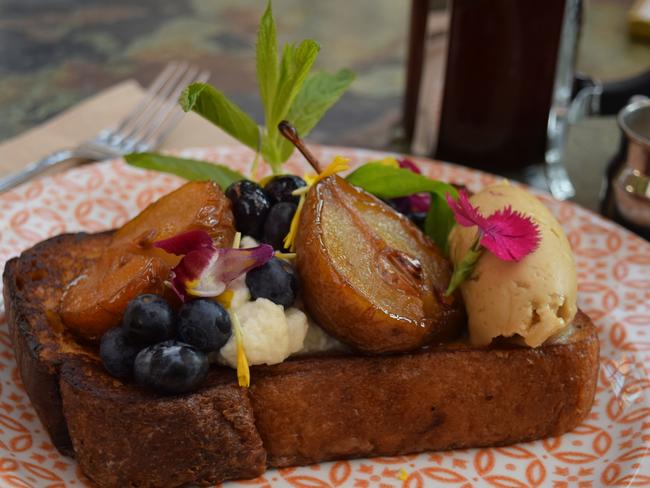 The fruity french toast. Picture: Jenifer Jagielski