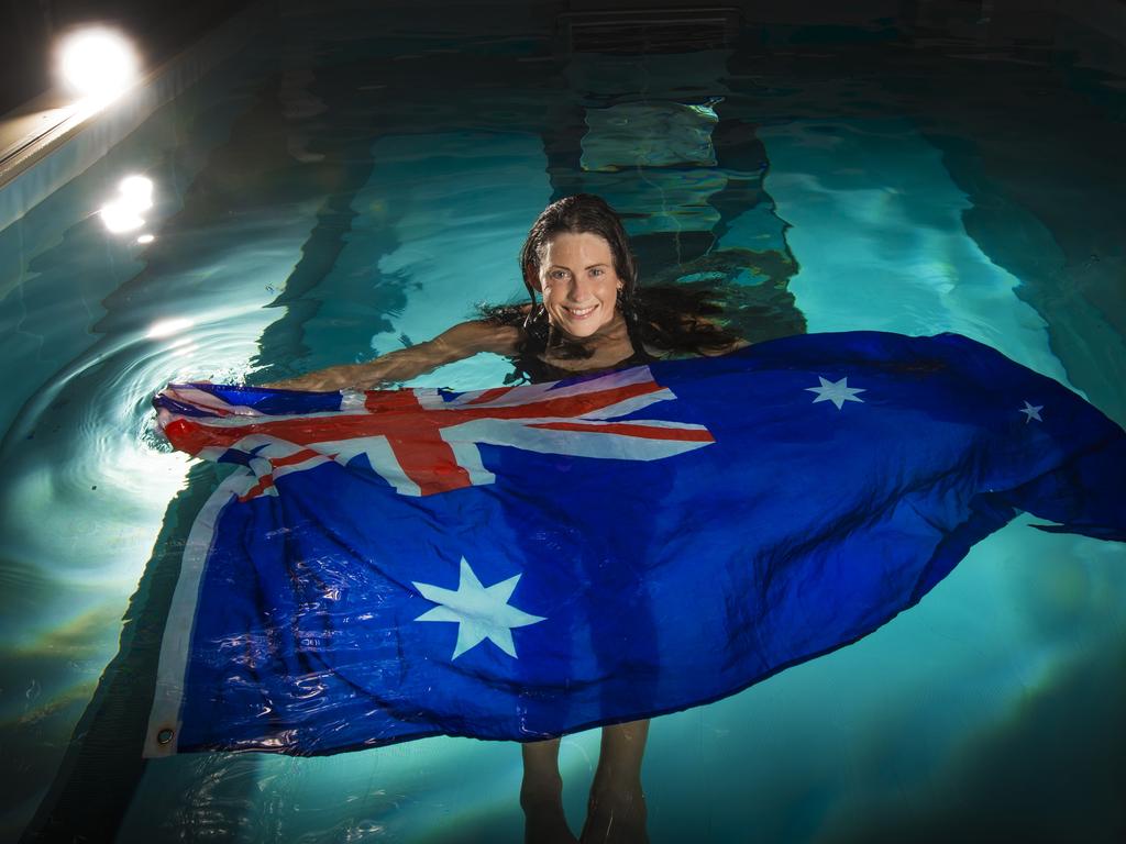 Lauren Parker is a proud Aussie. Picture: Nigel Hallett