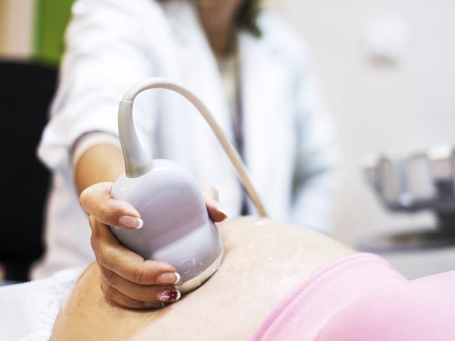 Generic photo of a pregnant woman in hospital. Picture: iStock